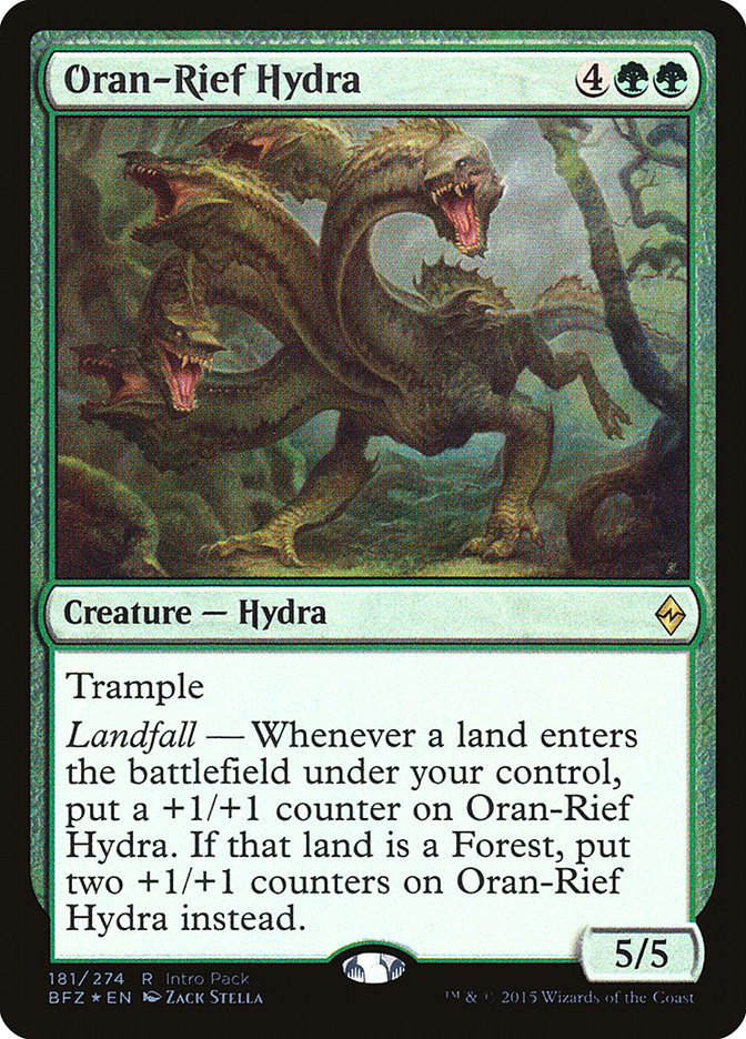 Oran-Rief Hydra (Intro Pack) [Battle for Zendikar Promos] MTG Single Magic: The Gathering | Red Claw Gaming