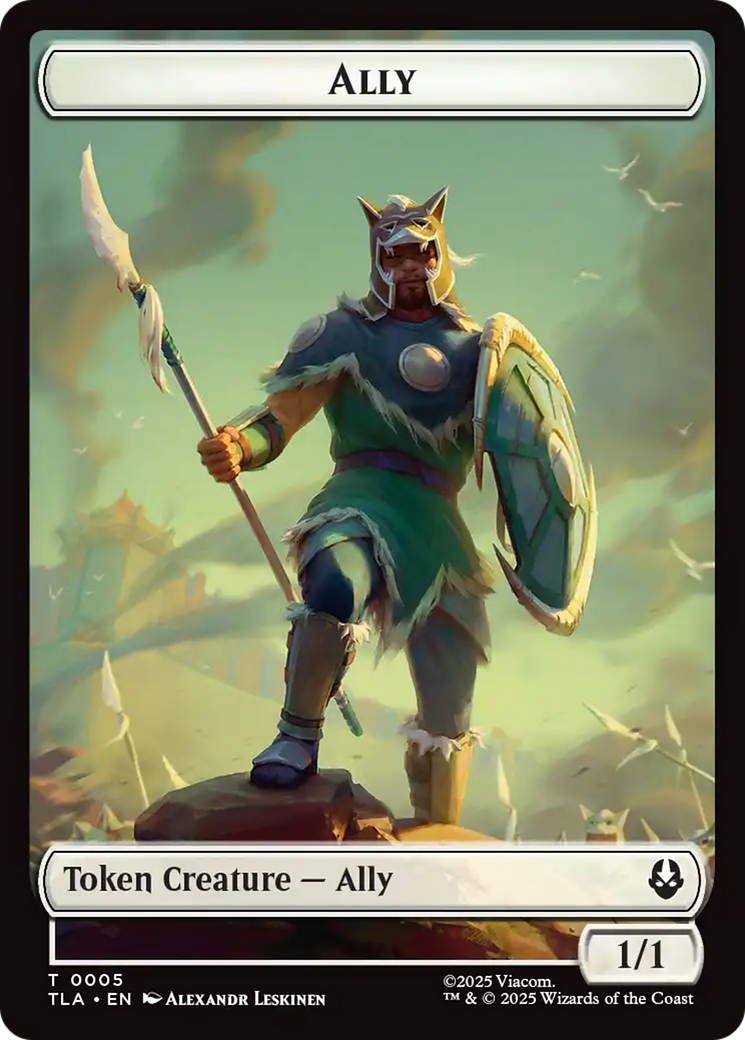Ally (0005) // Soldier (0002) Double-Sided Token [Avatar: The Last Airbender Tokens] MTG Single Magic: The Gathering | Red Claw Gaming