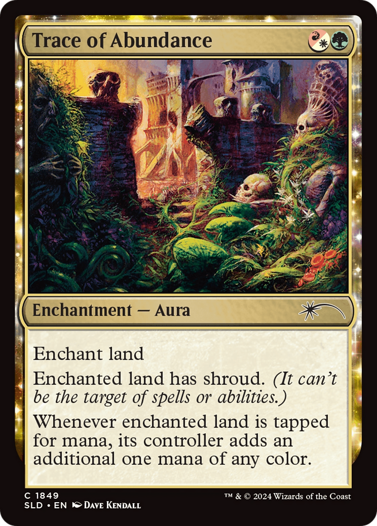 Trace of Abundance [Secret Lair Drop Series] MTG Single Magic: The Gathering | Red Claw Gaming