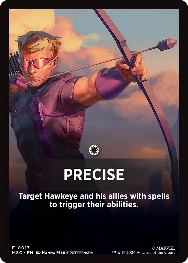 Precise Theme Card [Marvel Super Heroes Commander] | Red Claw Gaming