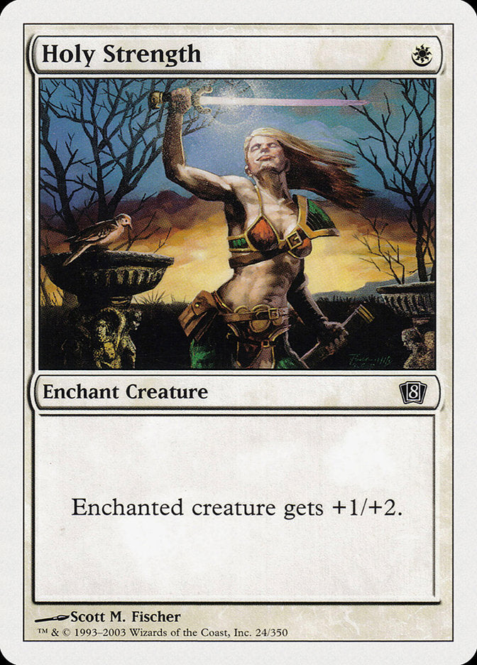 Holy Strength [Eighth Edition] MTG Single Magic: The Gathering | Red Claw Gaming