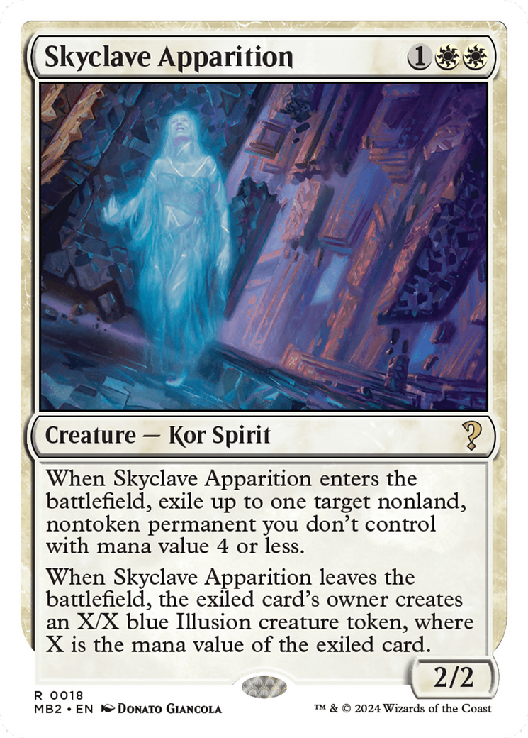 Skyclave Apparition (White Border) [Mystery Booster 2] MTG Single Magic: The Gathering | Red Claw Gaming
