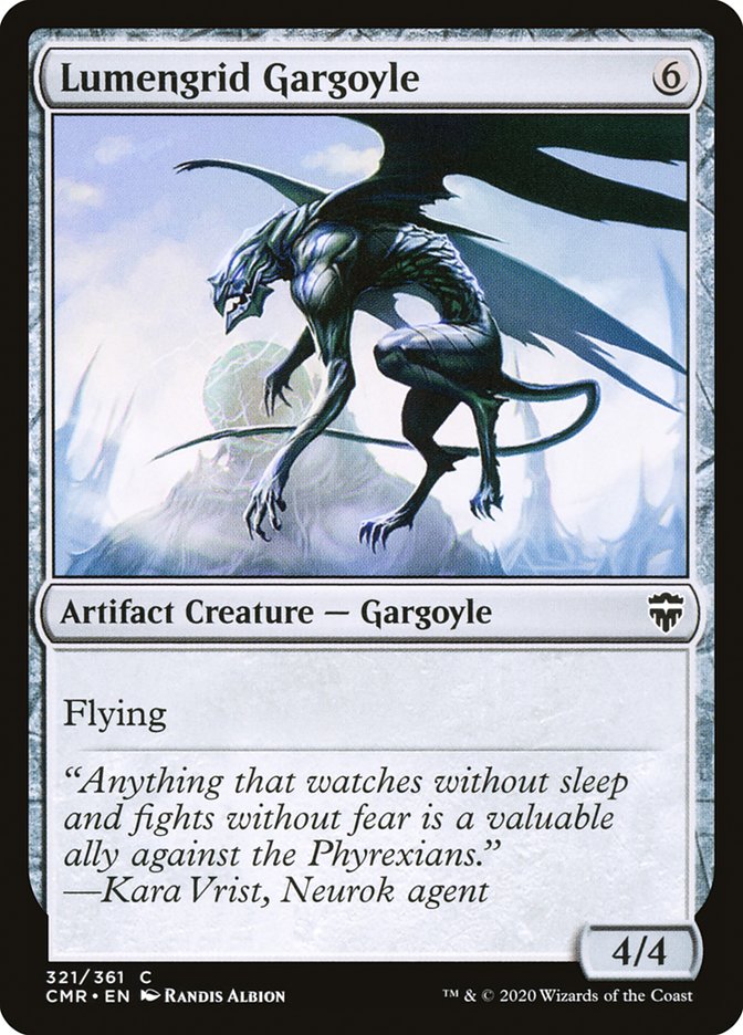 Lumengrid Gargoyle [Commander Legends] MTG Single Magic: The Gathering | Red Claw Gaming