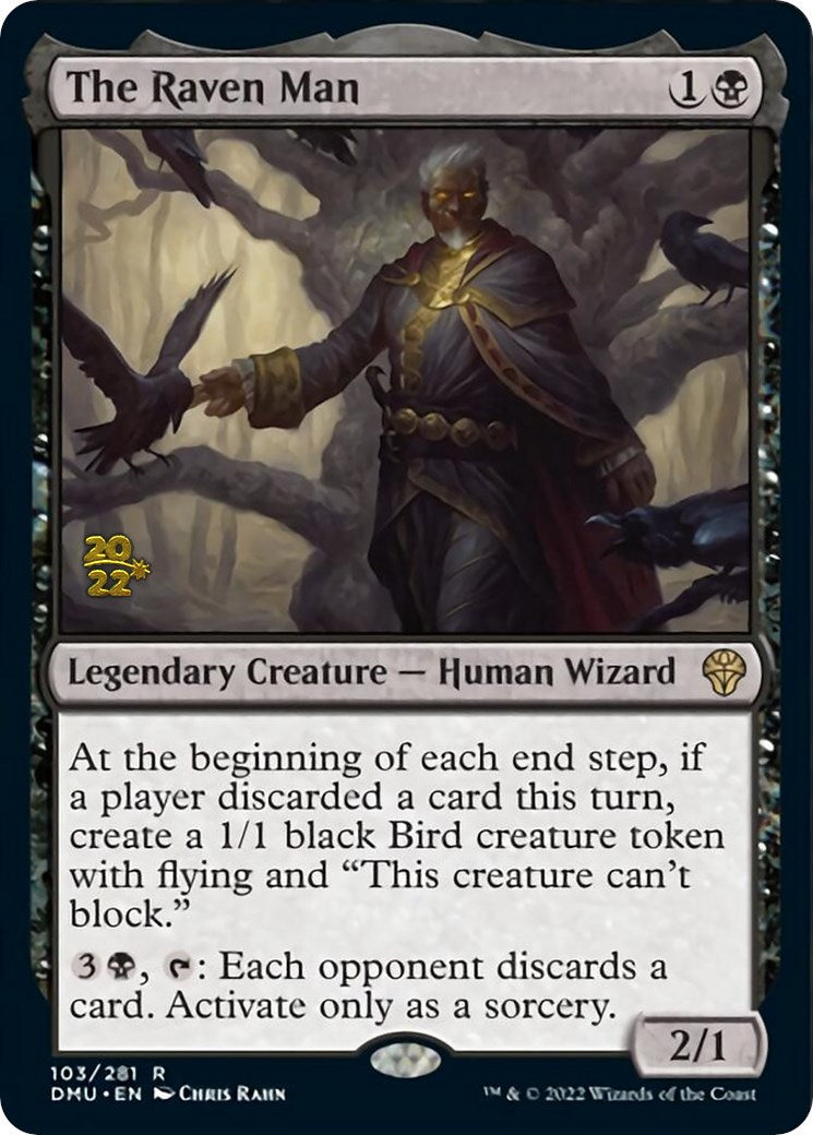 The Raven Man [Dominaria United Prerelease Promos] MTG Single Magic: The Gathering | Red Claw Gaming