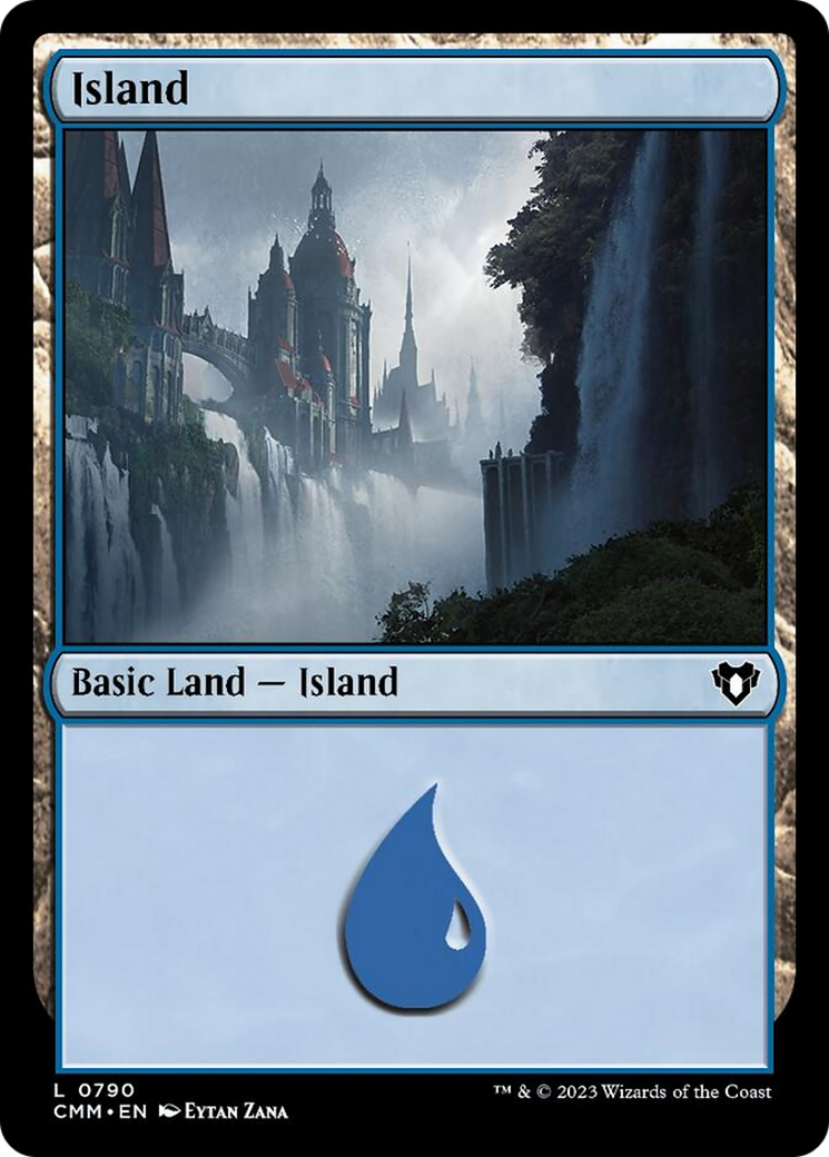 Island (790) [Commander Masters] MTG Single Magic: The Gathering | Red Claw Gaming
