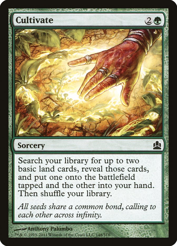 Cultivate [Commander 2011] MTG Single Magic: The Gathering | Red Claw Gaming