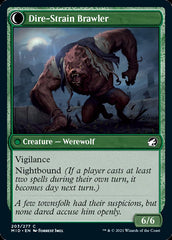 Tireless Hauler // Dire-Strain Brawler [Innistrad: Midnight Hunt] MTG Single Magic: The Gathering | Red Claw Gaming