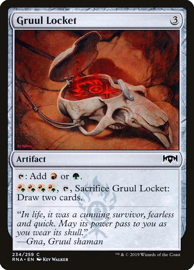 Gruul Locket [Ravnica Allegiance] MTG Single Magic: The Gathering | Red Claw Gaming