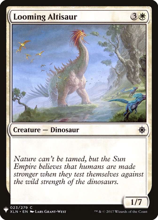 Looming Altisaur [Mystery Booster] MTG Single Magic: The Gathering | Red Claw Gaming