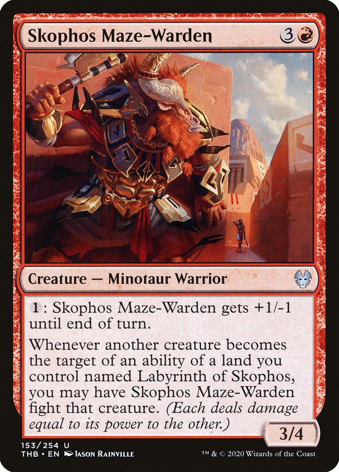 Skophos Maze-Warden [Theros Beyond Death] MTG Single Magic: The Gathering | Red Claw Gaming