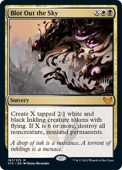 Blot Out the Sky (Promo Pack) [Strixhaven: School of Mages Promos] MTG Single Magic: The Gathering | Red Claw Gaming