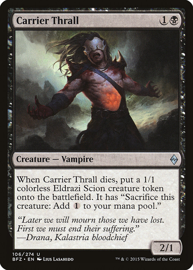 Carrier Thrall [Battle for Zendikar] MTG Single Magic: The Gathering | Red Claw Gaming
