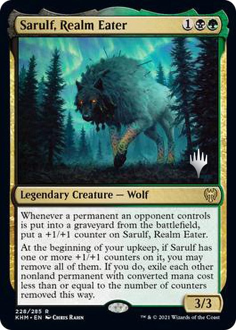 Sarulf, Realm Eater (Promo Pack) [Kaldheim Promos] MTG Single Magic: The Gathering | Red Claw Gaming