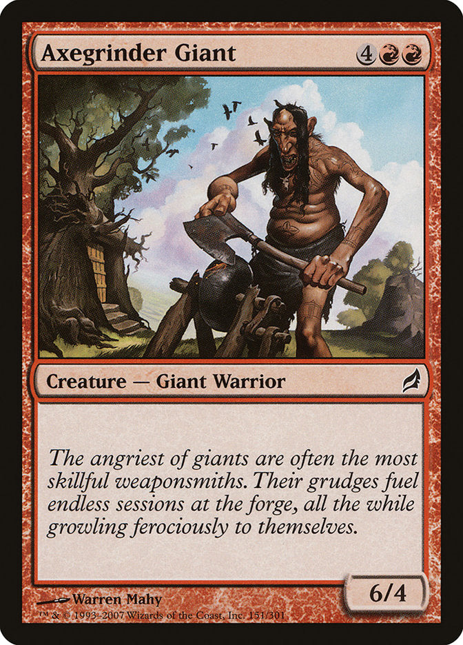 Axegrinder Giant [Lorwyn] MTG Single Magic: The Gathering | Red Claw Gaming