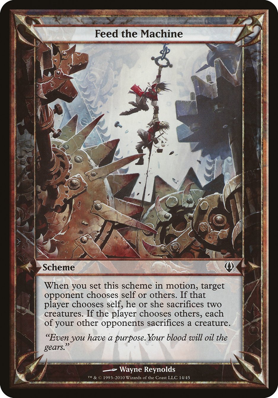 Feed the Machine (Schemes) [Archenemy Schemes] MTG Single Magic: The Gathering | Red Claw Gaming
