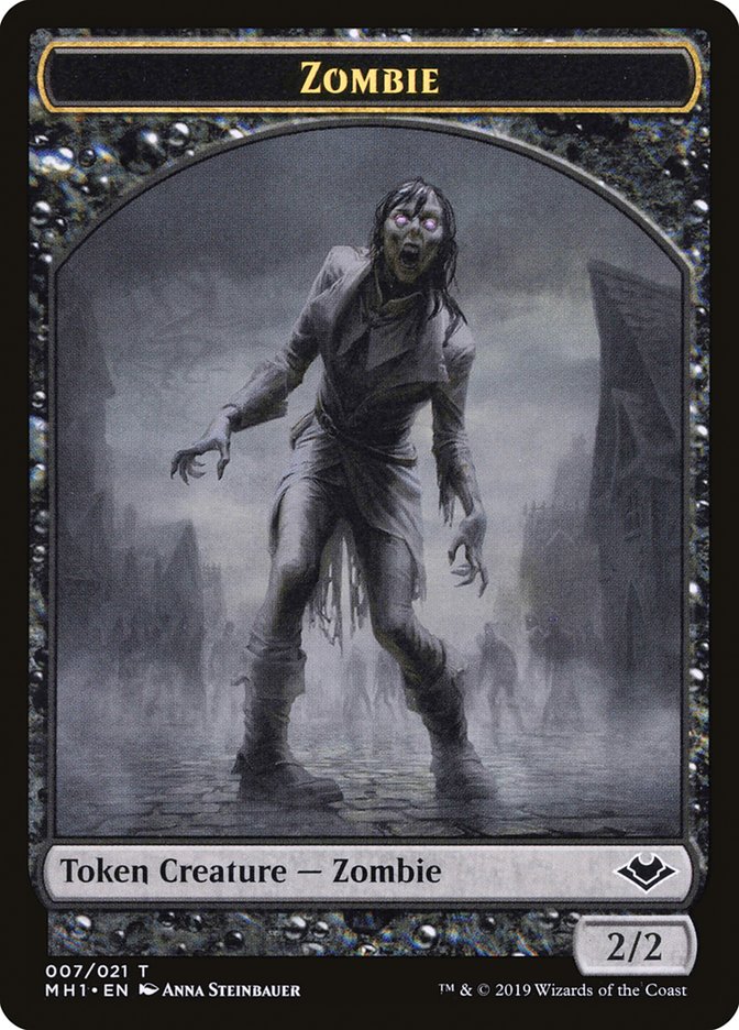 Zombie Token [Modern Horizons Tokens] | Red Claw Gaming