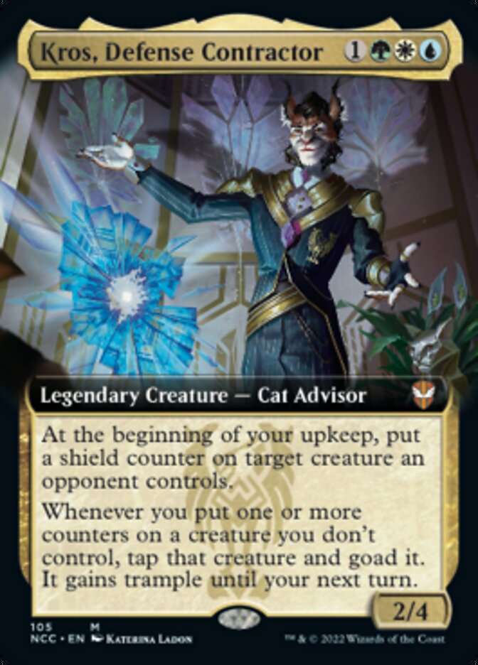 Kros, Defense Contractor (Extended Art) [Streets of New Capenna Commander] MTG Single Magic: The Gathering | Red Claw Gaming