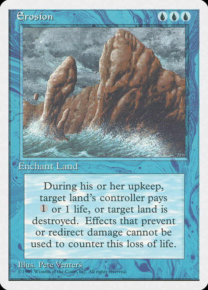 Erosion [Fourth Edition] MTG Single Magic: The Gathering | Red Claw Gaming