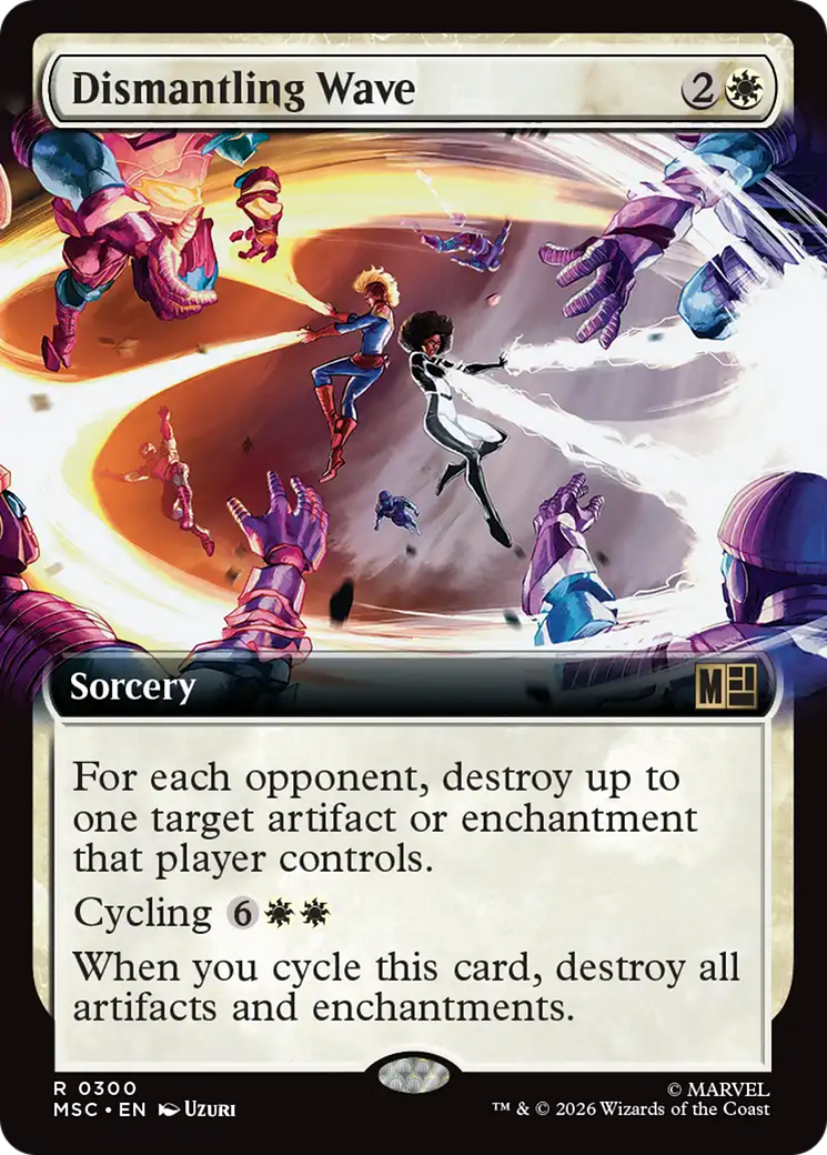 Dismantling Wave (Extended Art) [Marvel Super Heroes Commander] | Red Claw Gaming