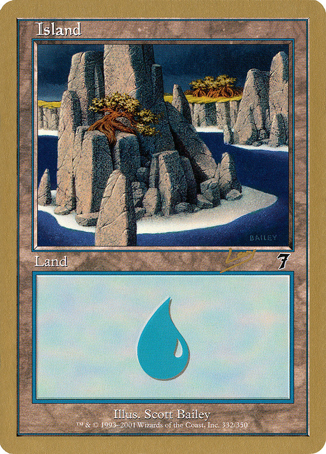 Island (rl332) (Raphael Levy) [World Championship Decks 2002] MTG Single Magic: The Gathering | Red Claw Gaming
