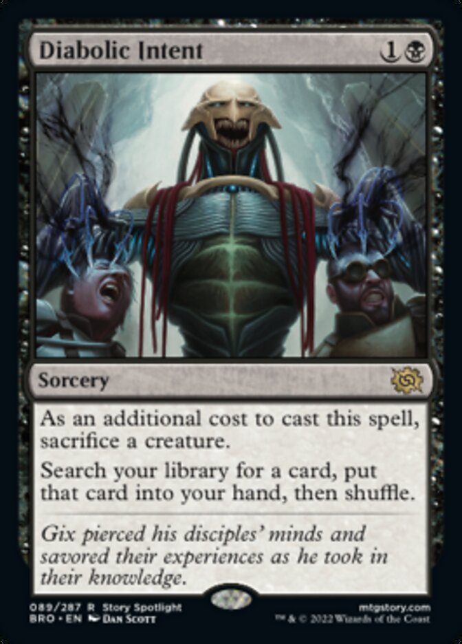 Diabolic Intent [The Brothers' War] MTG Single Magic: The Gathering | Red Claw Gaming