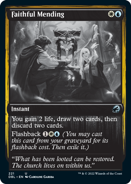 Faithful Mending [Innistrad: Double Feature] MTG Single Magic: The Gathering | Red Claw Gaming