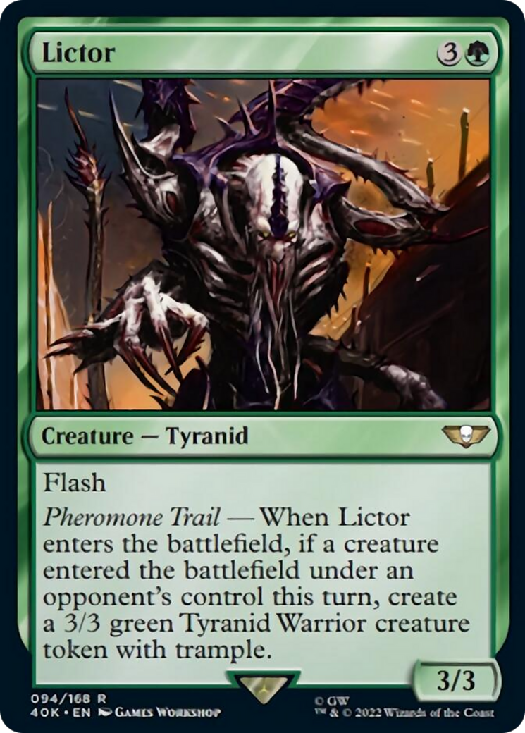 Lictor (Surge Foil) [Warhammer 40,000] MTG Single Magic: The Gathering | Red Claw Gaming