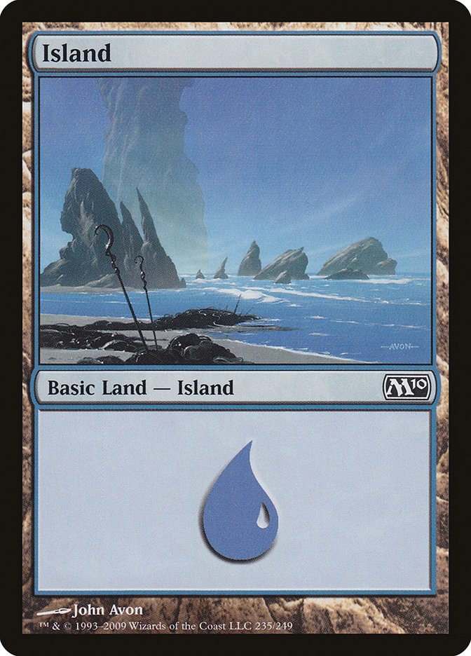 Island (235) [Magic 2010] MTG Single Magic: The Gathering | Red Claw Gaming