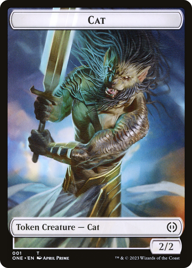Cat Token [Phyrexia: All Will Be One Tokens] MTG Single Magic: The Gathering    | Red Claw Gaming
