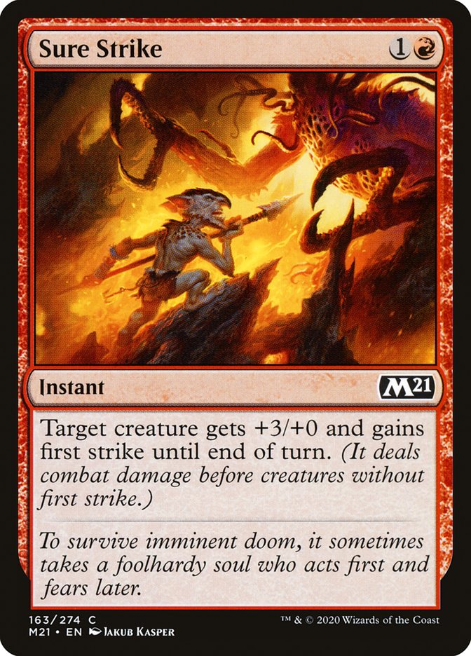 Sure Strike [Core Set 2021] MTG Single Magic: The Gathering | Red Claw Gaming