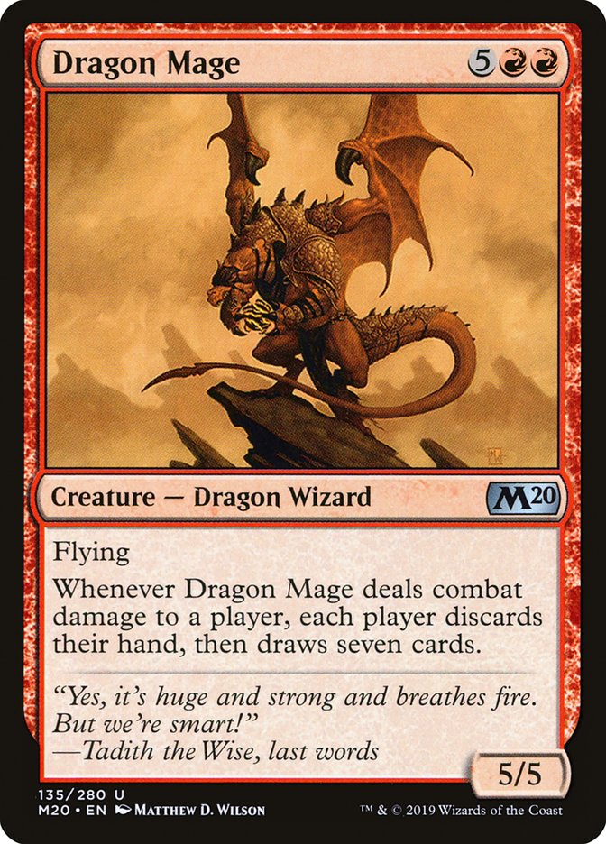 Dragon Mage [Core Set 2020] MTG Single Magic: The Gathering | Red Claw Gaming