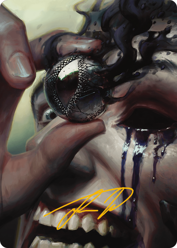 Jet Medallion Art Card (Gold-Stamped Signature) [Modern Horizons 3 Art Series] MTG Single Magic: The Gathering    | Red Claw Gaming