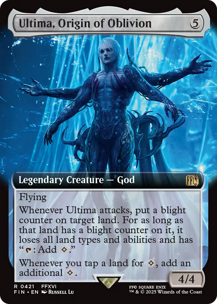 Ultima, Origin of Oblivion (Extended Art) [FINAL FANTASY] MTG Single Magic: The Gathering | Red Claw Gaming