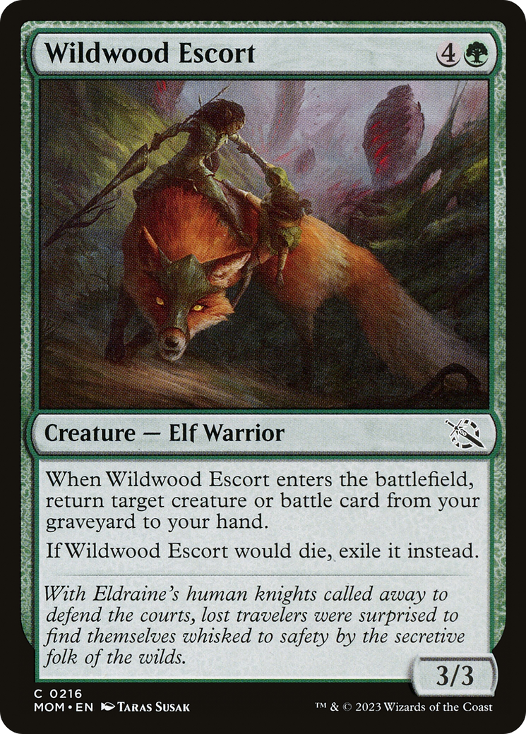 Wildwood Escort [March of the Machine] MTG Single Magic: The Gathering    | Red Claw Gaming