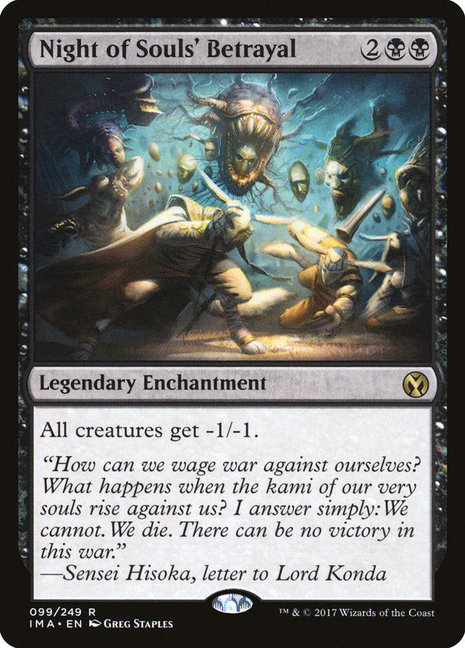 Night of Souls' Betrayal [Iconic Masters] MTG Single Magic: The Gathering | Red Claw Gaming