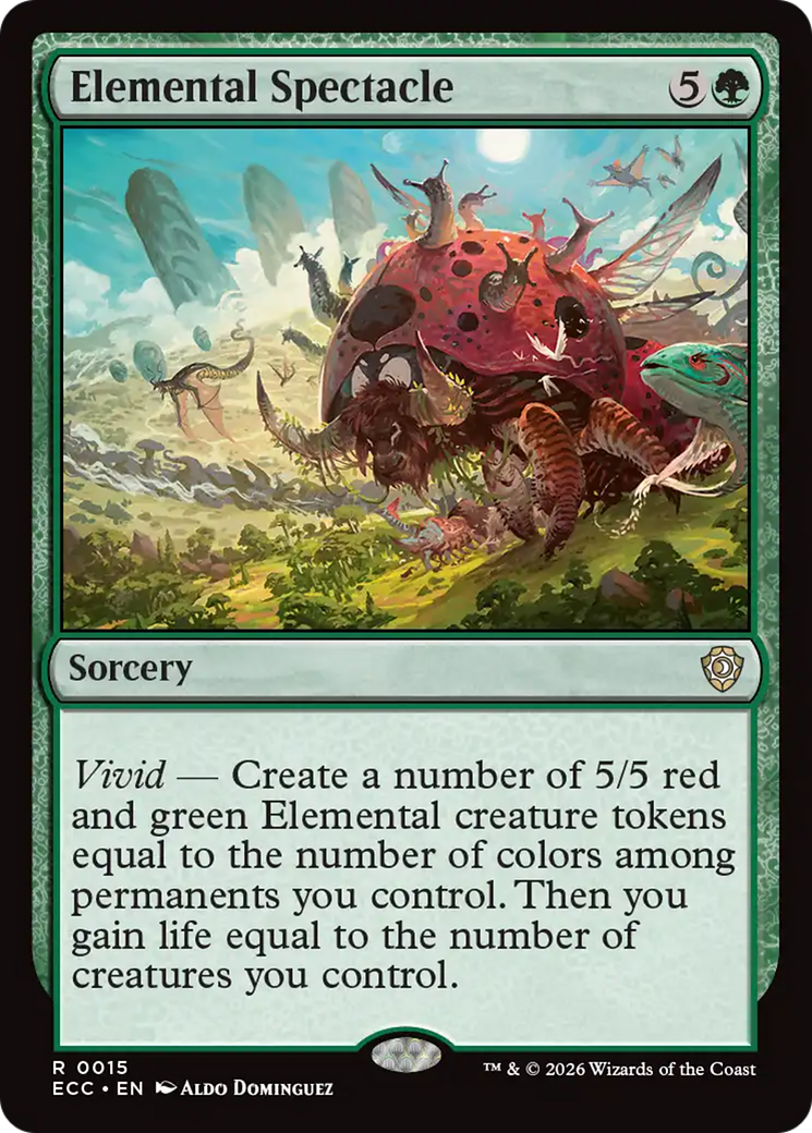 Elemental Spectacle [Lorwyn Eclipsed Commander] MTG Single Magic: The Gathering | Red Claw Gaming
