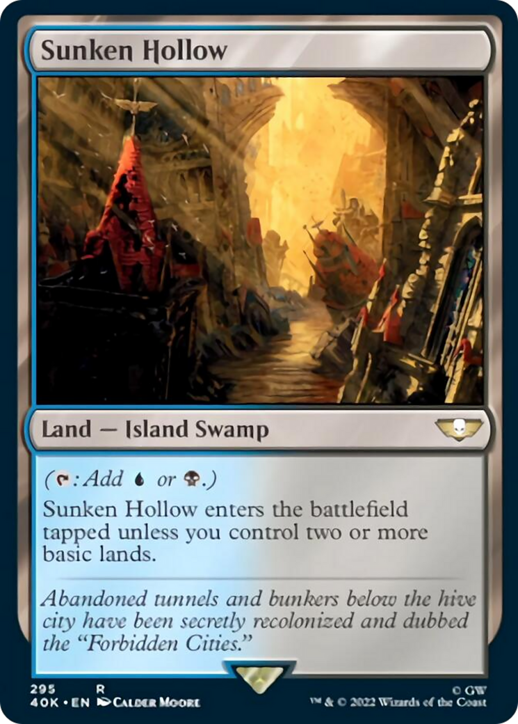 Sunken Hollow [Warhammer 40,000] MTG Single Magic: The Gathering | Red Claw Gaming