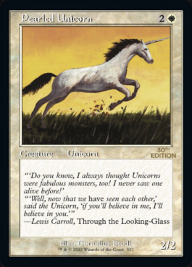 Pearled Unicorn (Retro) [30th Anniversary Edition] MTG Single Magic: The Gathering | Red Claw Gaming