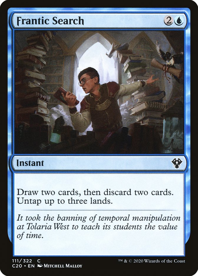 Frantic Search [Commander 2020] MTG Single Magic: The Gathering | Red Claw Gaming