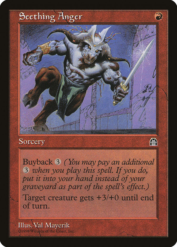 Seething Anger [Stronghold] MTG Single Magic: The Gathering | Red Claw Gaming