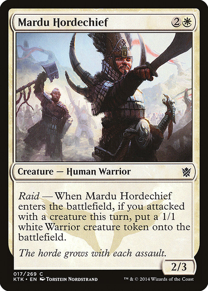 Mardu Hordechief [Khans of Tarkir] MTG Single Magic: The Gathering | Red Claw Gaming