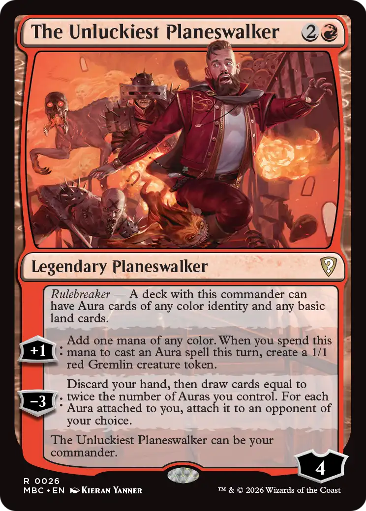 The Unluckiest Planeswalker [Mystery Booster: Commander Edition] | Red Claw Gaming