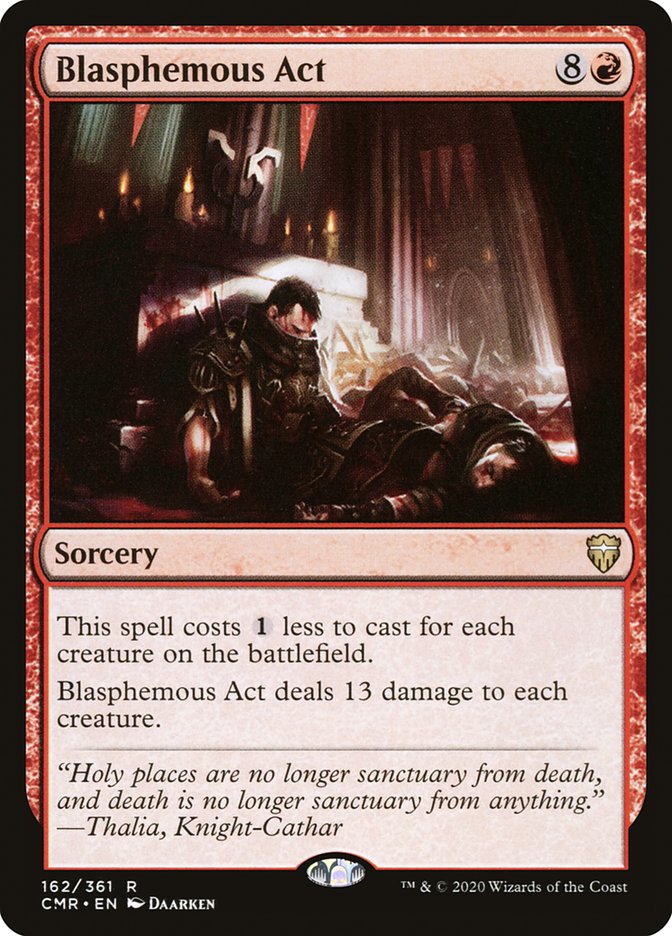 Blasphemous Act [Commander Legends] MTG Single Magic: The Gathering | Red Claw Gaming