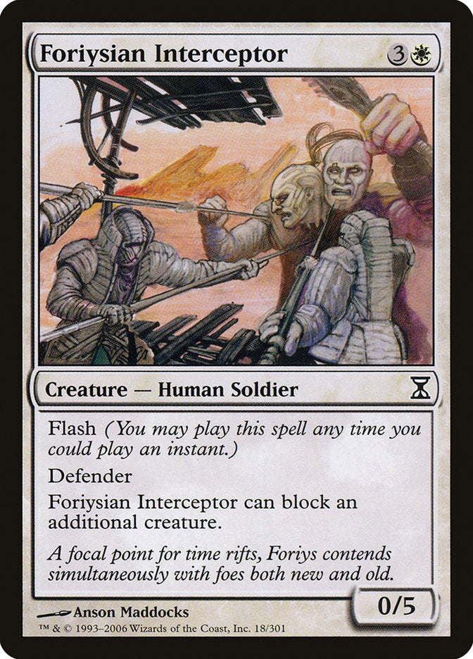 Foriysian Interceptor [Time Spiral] MTG Single Magic: The Gathering | Red Claw Gaming