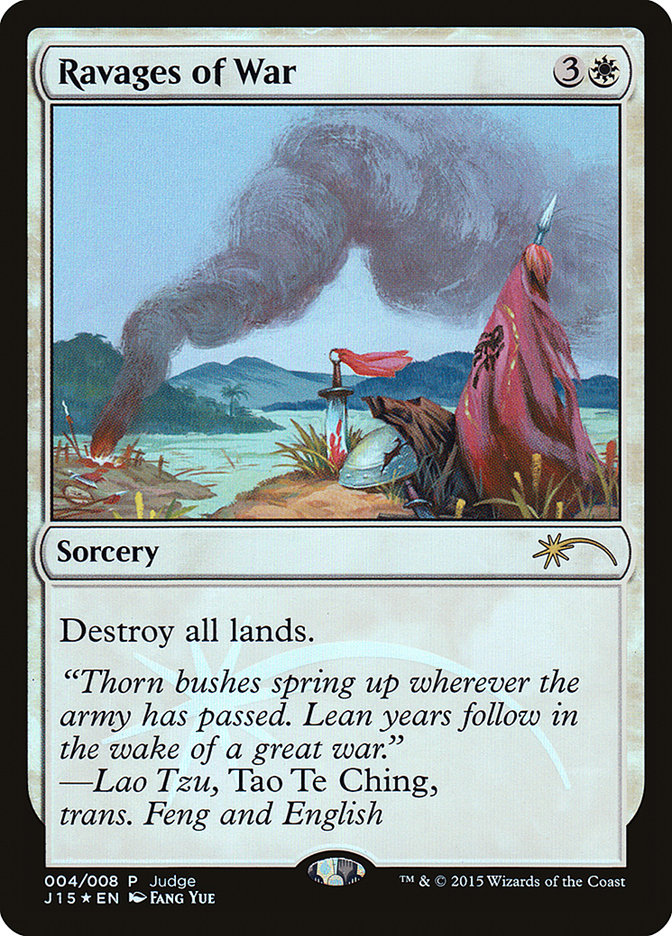 Ravages of War [Judge Gift Cards 2015] MTG Single Magic: The Gathering | Red Claw Gaming