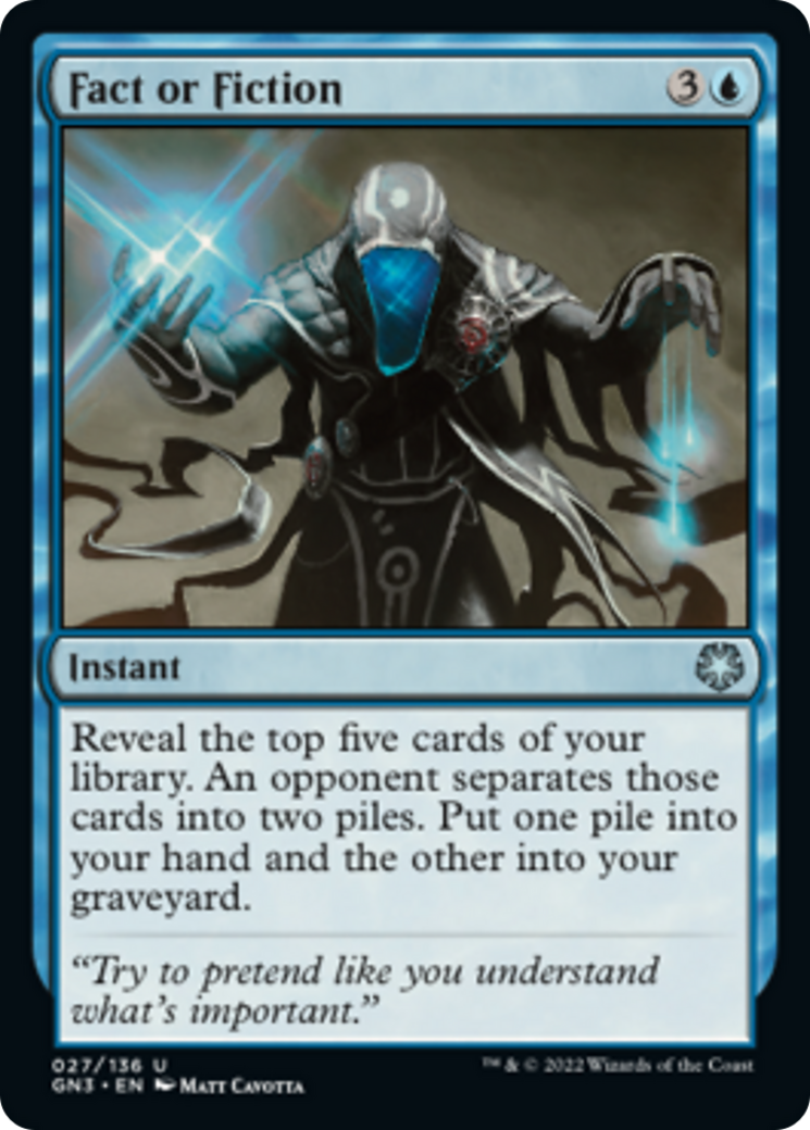 Fact or Fiction [Game Night: Free-for-All] MTG Single Magic: The Gathering | Red Claw Gaming