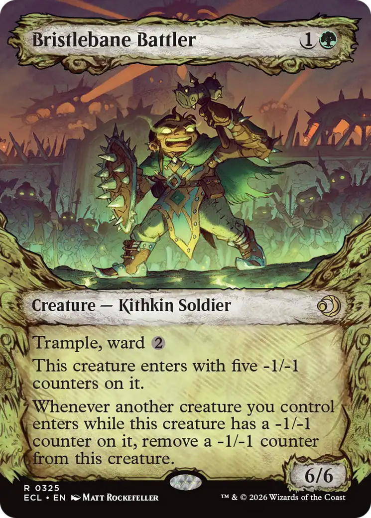 Bristlebane Battler (Showcase) [Lorwyn Eclipsed] MTG Single Magic: The Gathering | Red Claw Gaming