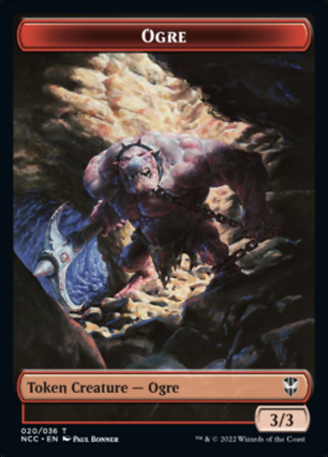 Ogre // Insect Double-Sided Token [Streets of New Capenna Commander Tokens] MTG Single Magic: The Gathering | Red Claw Gaming