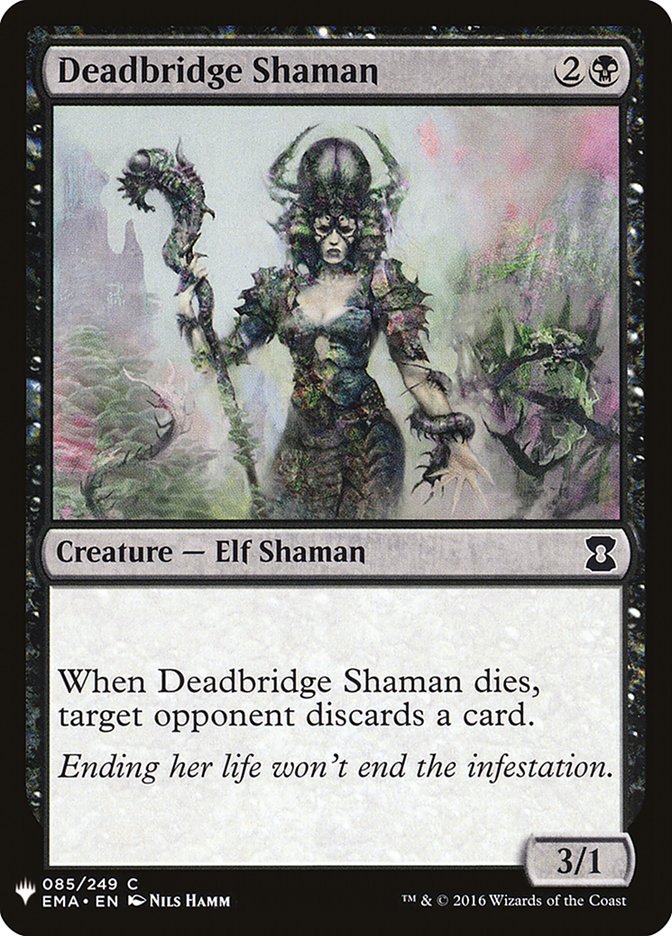 Deadbridge Shaman [Mystery Booster] MTG Single Magic: The Gathering | Red Claw Gaming