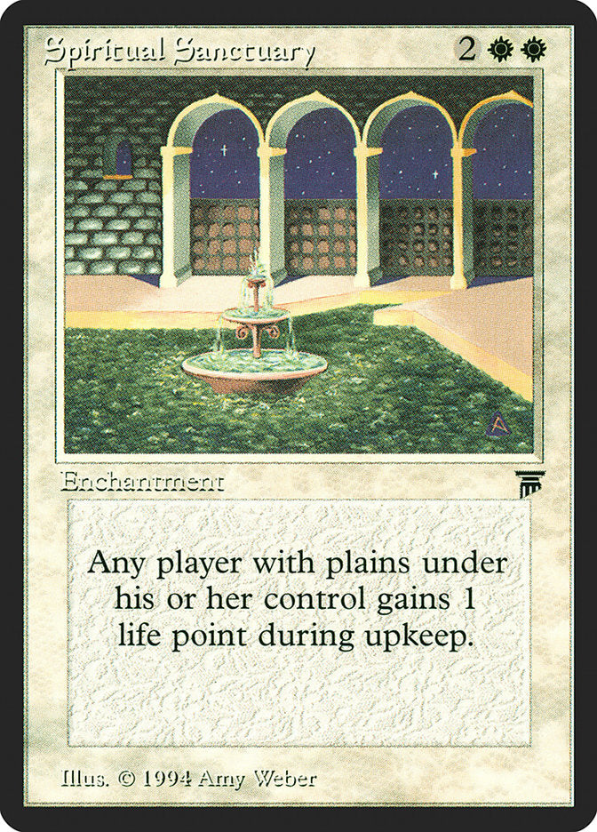 Spiritual Sanctuary [Legends] MTG Single Magic: The Gathering | Red Claw Gaming